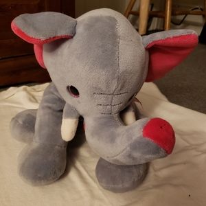 Best Made Toys Grey & Raspberry Sparkle Eyes Soft Plush Elephant